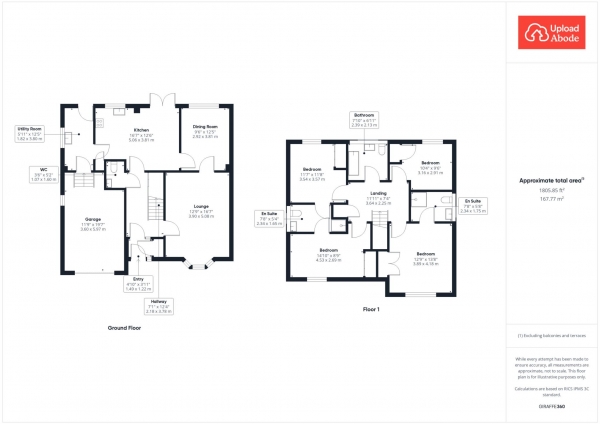 Floor Plan Image for 4 Bedroom Detached House for Sale in Main Street, Shotts