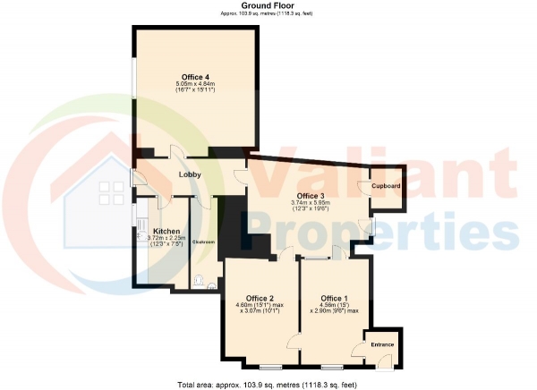 Floor Plan Image for Commercial Property to Rent in Tuesday Market Place, King's Lynn