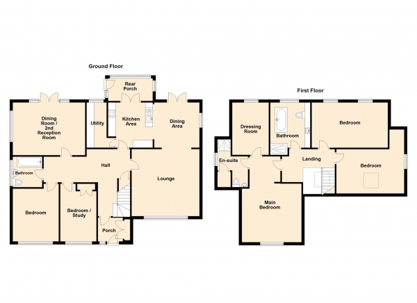 Floor Plan Image for 5 Bedroom Detached House for Sale in Rochdale Road, Shaw