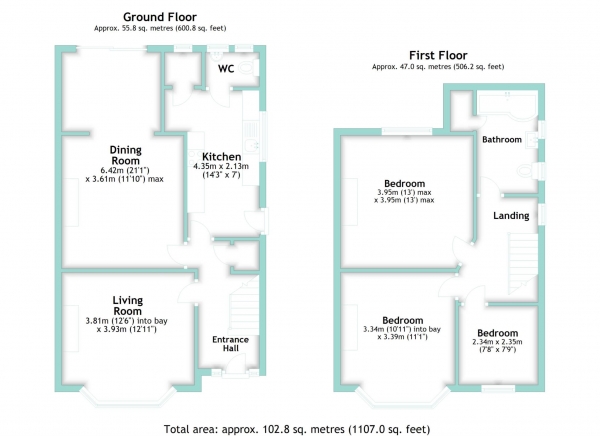 Floor Plan Image for 3 Bedroom Semi-Detached House for Sale in Broomfield Avenue, Worthing