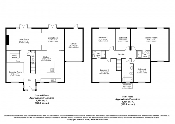 Floor Plan Image for 5 Bedroom Detached House for Sale in Birkland Avenue Mapperley, Nottingham, NG3