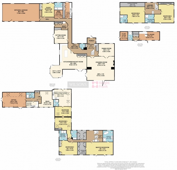 Floor Plan Image for 7 Bedroom Detached House for Sale in St Brelade