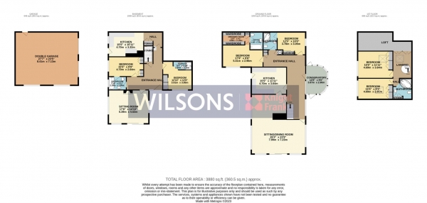 Floor Plan Image for 6 Bedroom Detached House for Sale in St Brelade