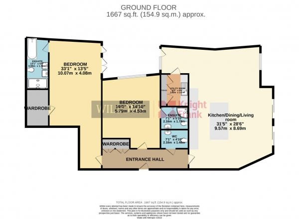 Floor Plan Image for 2 Bedroom Apartment for Sale in St Brelade