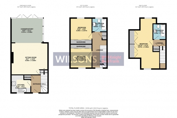 Floor Plan Image for 3 Bedroom Terraced House for Sale in St Helier