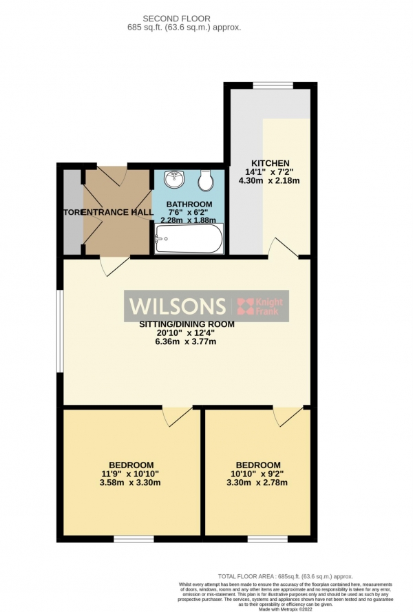 Floor Plan Image for 2 Bedroom Apartment for Sale in St Saviour