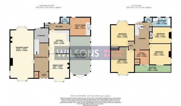 Floor Plan Image for 4 Bedroom Detached House for Sale in St Peter