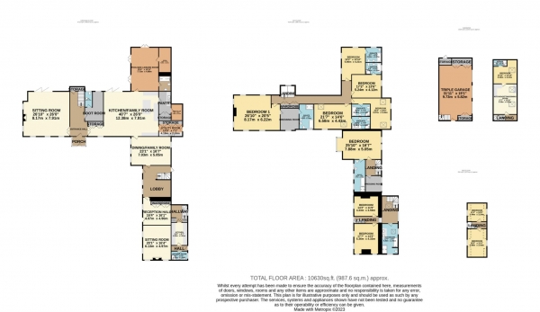 Floor Plan Image for 11 Bedroom Detached House for Sale in Rue De Haut, St Brelade