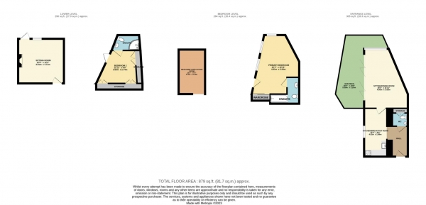 Floor Plan Image for 2 Bedroom Detached House for Sale in Le Chemin De Creux, St Brelade