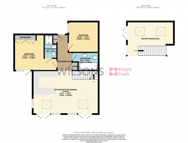 Floor Plan Image for 2 Bedroom Duplex for Sale in Bellozane Valley, St Helier