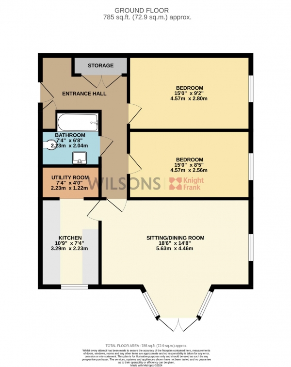 Floor Plan Image for 2 Bedroom Apartment for Sale in St Saviour