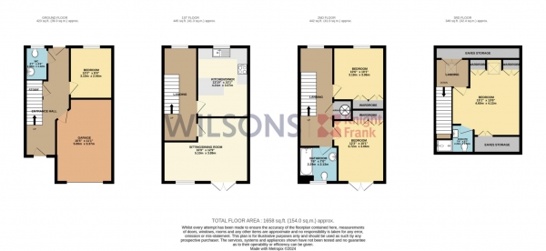 Floor Plan Image for 4 Bedroom Town House for Sale in St Johns Road