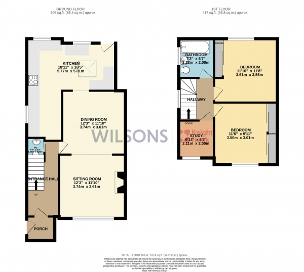 Floor Plan Image for 3 Bedroom Semi-Detached House for Sale in St Andrews Road, St Helier