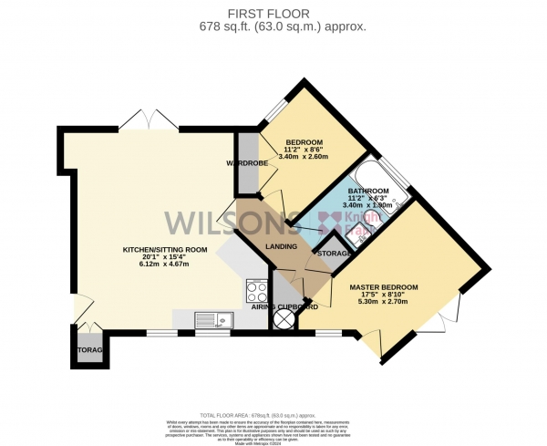 Floor Plan Image for 2 Bedroom Apartment for Sale in St Clement