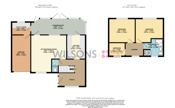 Floor Plan Image for 3 Bedroom Semi-Detached House for Sale in St Saviour