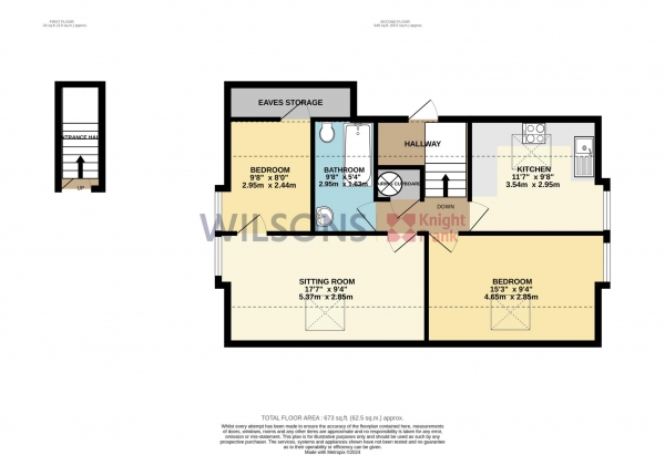 Floor Plan Image for 2 Bedroom Apartment for Sale in St Saviour