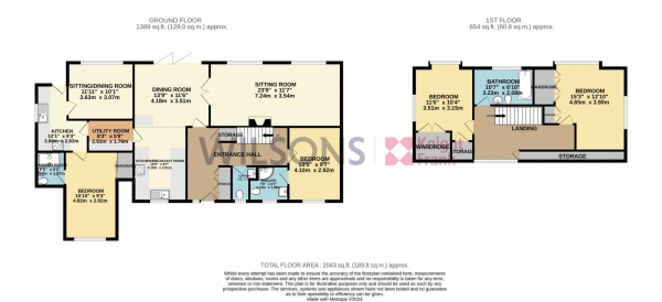 Floor Plan Image for 4 Bedroom Detached House for Sale in St Helier