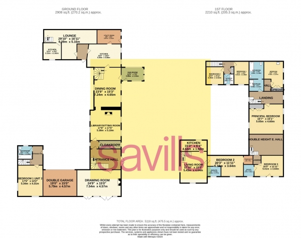 Floor Plan Image for 7 Bedroom Detached House for Sale in St Ouen