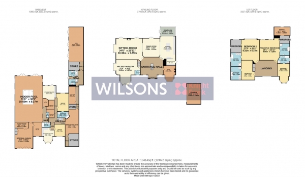 Floor Plan Image for 6 Bedroom Villa for Sale in St Lawrence