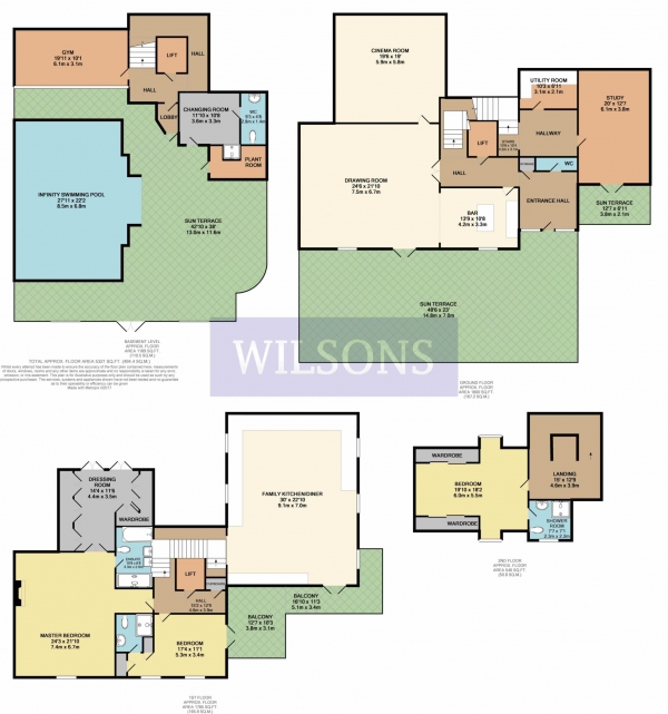 Floor Plan Image for 5 Bedroom Detached House for Sale in St Martin