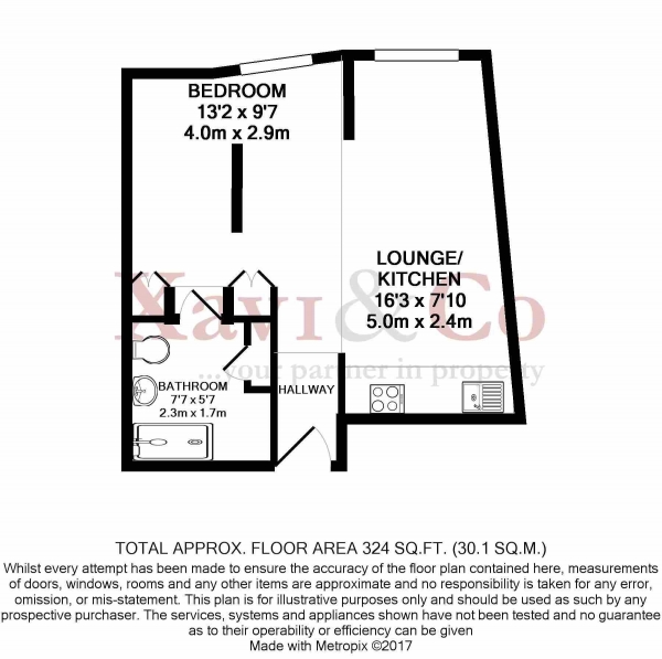 Floor Plan Image for Apartment to Rent in Market Place, Brentford