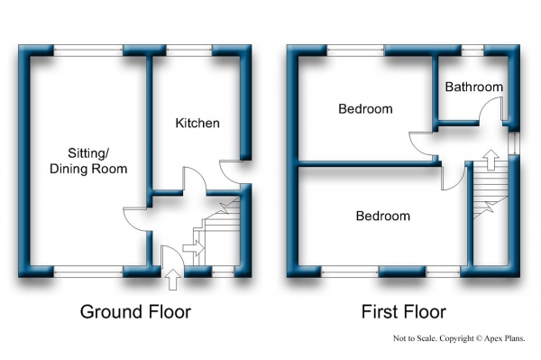 Floor Plan Image for 2 Bedroom Semi-Detached House for Sale in Lowfields Drive, Acomb, York