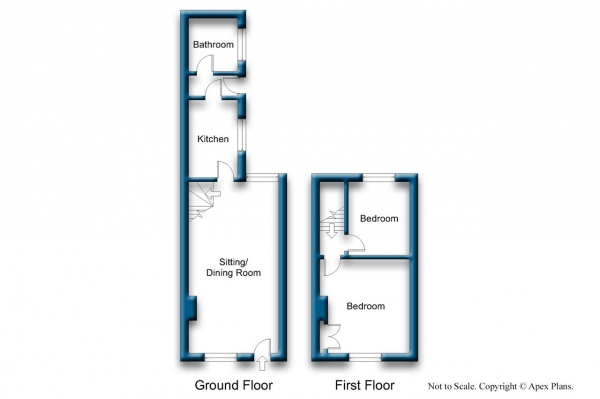 Floor Plan Image for 2 Bedroom Terraced House for Sale in Lincoln Street, Leeman Road, York