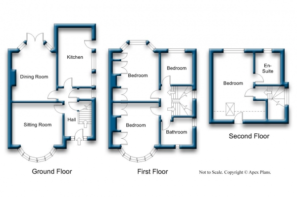 Floor Plan Image for 4 Bedroom Semi-Detached House for Sale in Southolme Drive, Rawcliffe, York