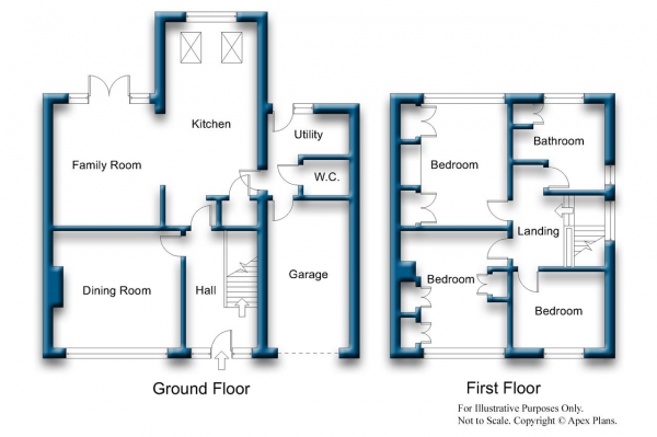 Floor Plan Image for 3 Bedroom Semi-Detached House for Sale in Trent Avenue, Huntington, York