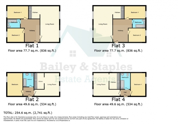 Floor Plan Image for Block of Apartments for Sale in Market Street, Birkenhead