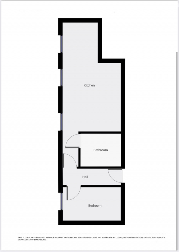 Floor Plan Image for 1 Bedroom Flat to Rent in Queen Street Apartments, Queen Street, Carmarthen