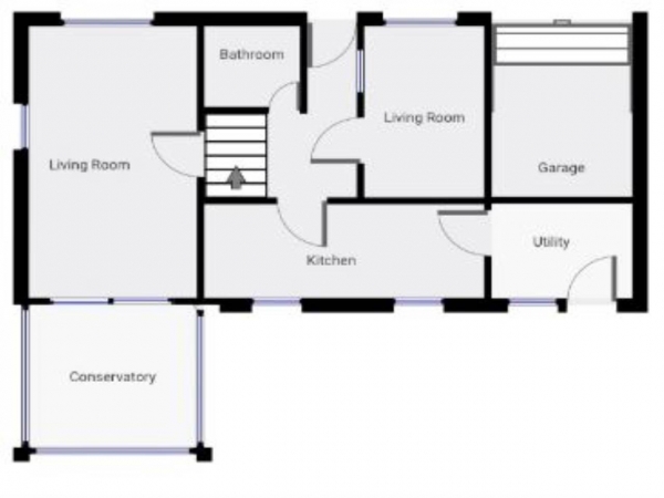 Floor Plan Image for 3 Bedroom Detached House to Rent in Capel Dewi Road, Carmarthen, Carmarthenshire