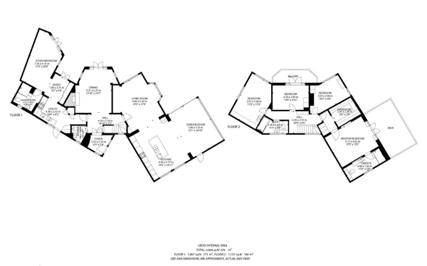 Floor Plan Image for 4 Bedroom Detached House for Sale in Fitzalan Road, Claygate, Esher