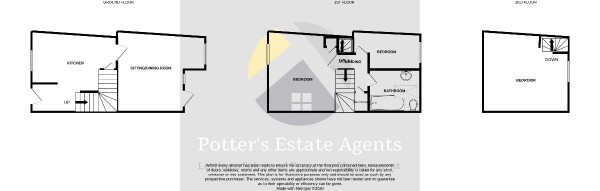 Floor Plan Image for 3 Bedroom Cottage for Sale in New Street, Woodbridge