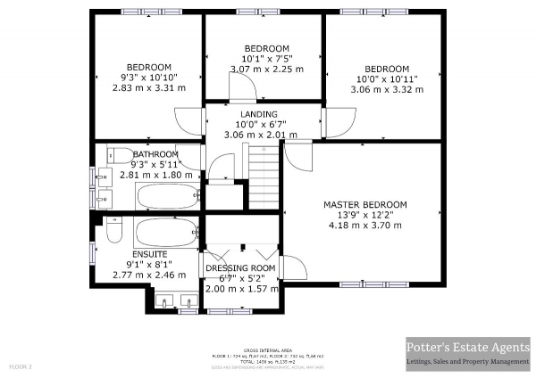 Floor Plan Image for 4 Bedroom Detached House for Sale in Hope Crescent, Melton, Woodbridge