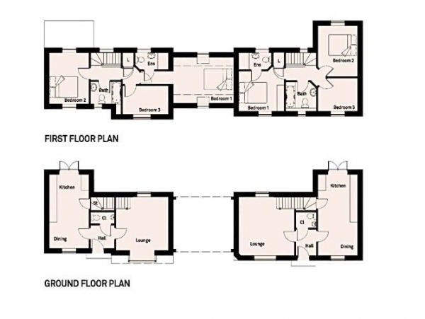 Floor Plan Image for 3 Bedroom Semi-Detached House for Sale in Rum House