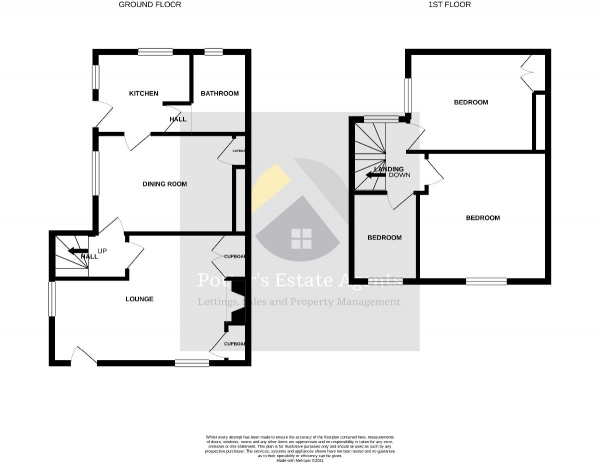 Floor Plan Image for 5 Bedroom Cottage for Sale in Owls Cottage, Top Road, Hasketon, Woodbridge